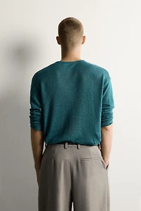 100% HEMP RELAXED FIT SWEATER