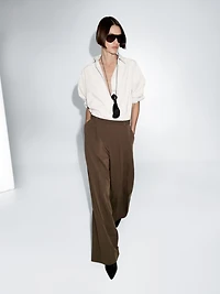 Pantalon à pinces large