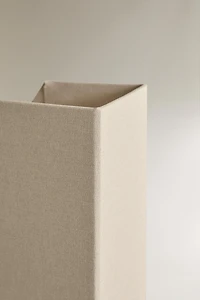 LINEN DESK FILE HOLDER