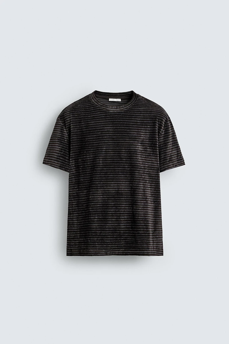 WASHED STRUCTURED T-SHIRT
