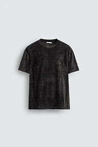 WASHED STRUCTURED T-SHIRT
