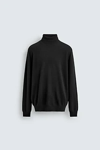 100% CASHMERE TURTLENECK JUMPER