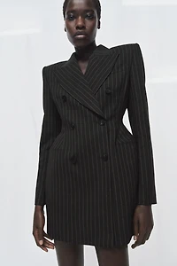 ROBE VESTE À RAYURES ZW COLLECTION
