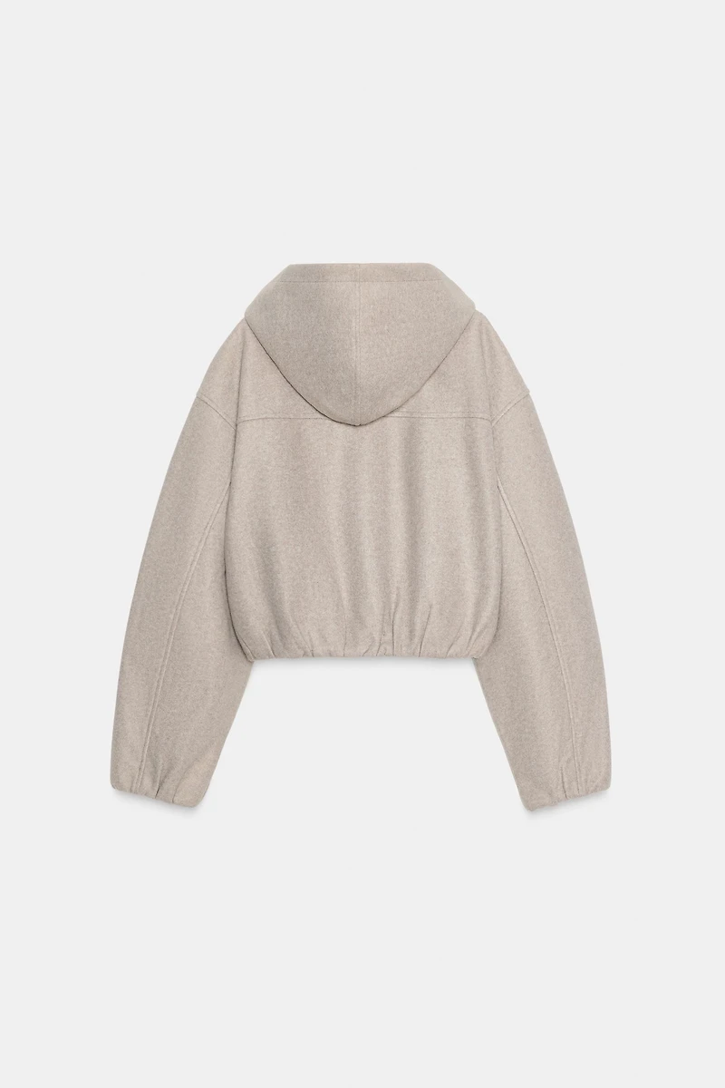 BLOUSON SOFT À CAPUCHE