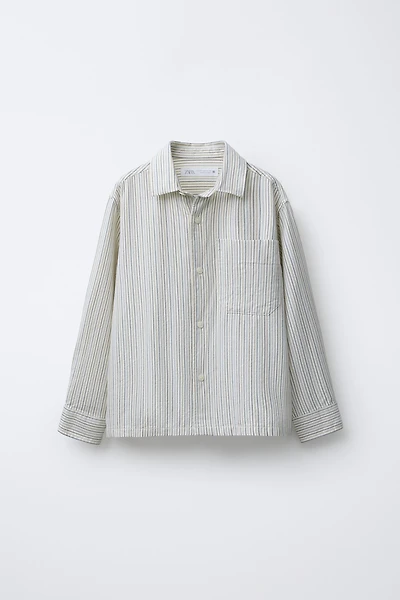CHEMISE FLANELLE À RAYURES