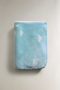 PLAID POLAIRE ENFANT NUAGES