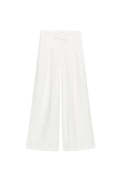 PANTALON LARGE À PINCES