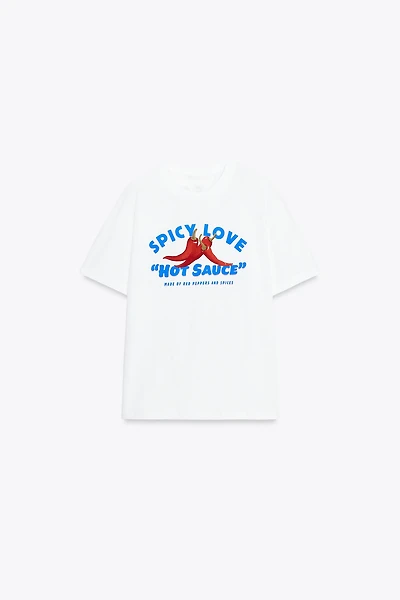 T-SHIRT IMPRIMÉ INSCRIPTION