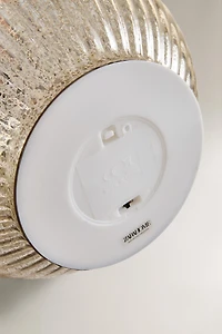 LED LIGHT STRIPED BALL CHRISTMAS ORNAMENT