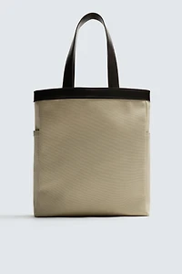 COTTON FABRIC SHOPPER