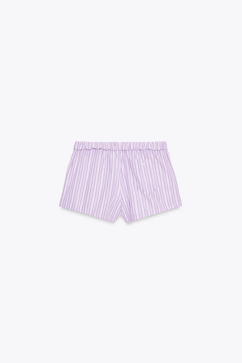 TURN-UP WAIST MINI SHORTS