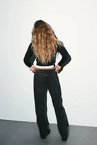 TRF LOW RISE WIDE LEG JEANS