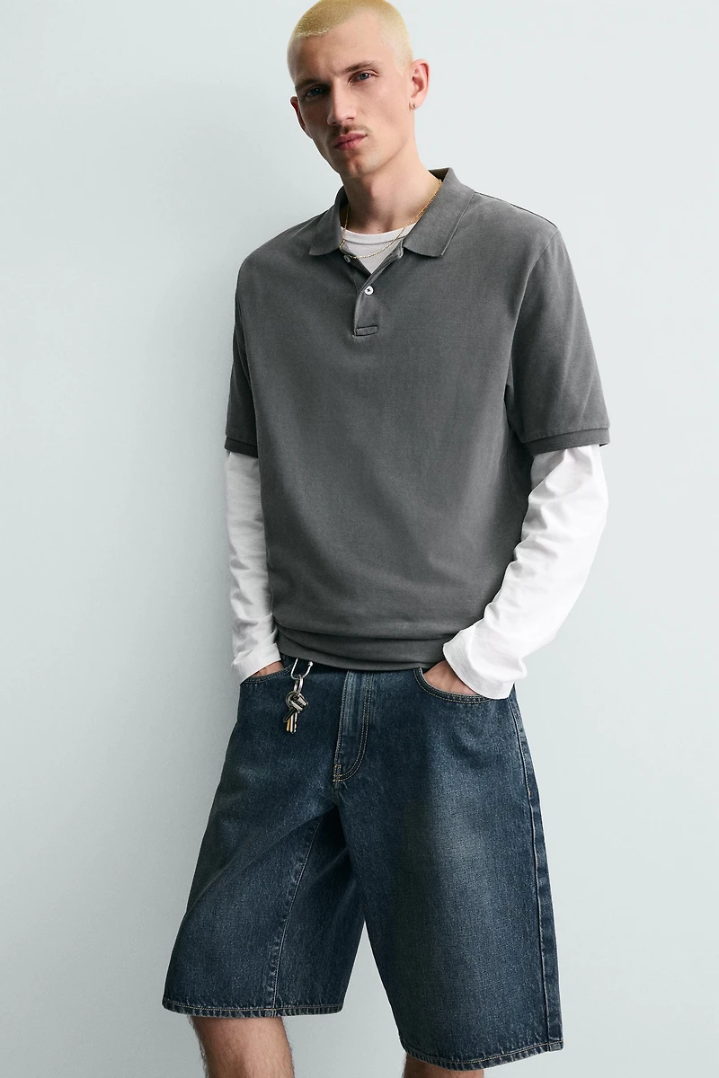 BAGGY FIT DENIM SHORTS