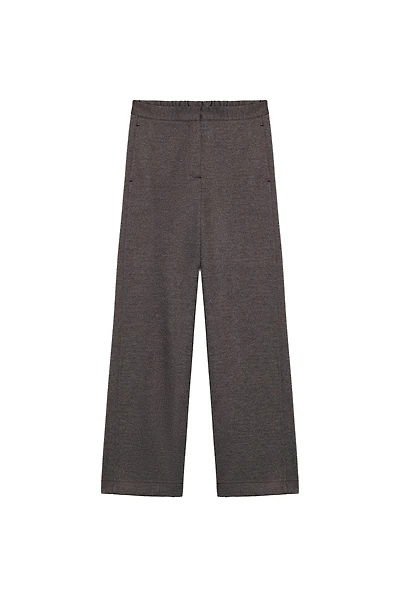 HIGH-WAISTED STRAIGHT LEG PANTS
