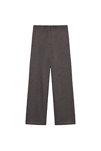 HIGH-WAISTED STRAIGHT LEG PANTS