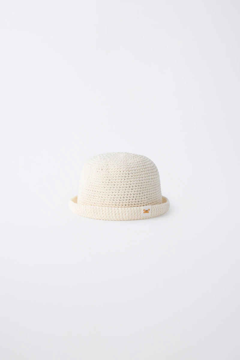 CROCHET LABEL HAT