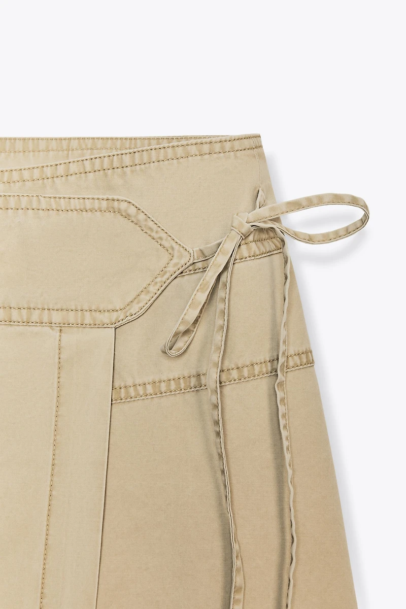 ASYMMETRIC WRAP SKIRT