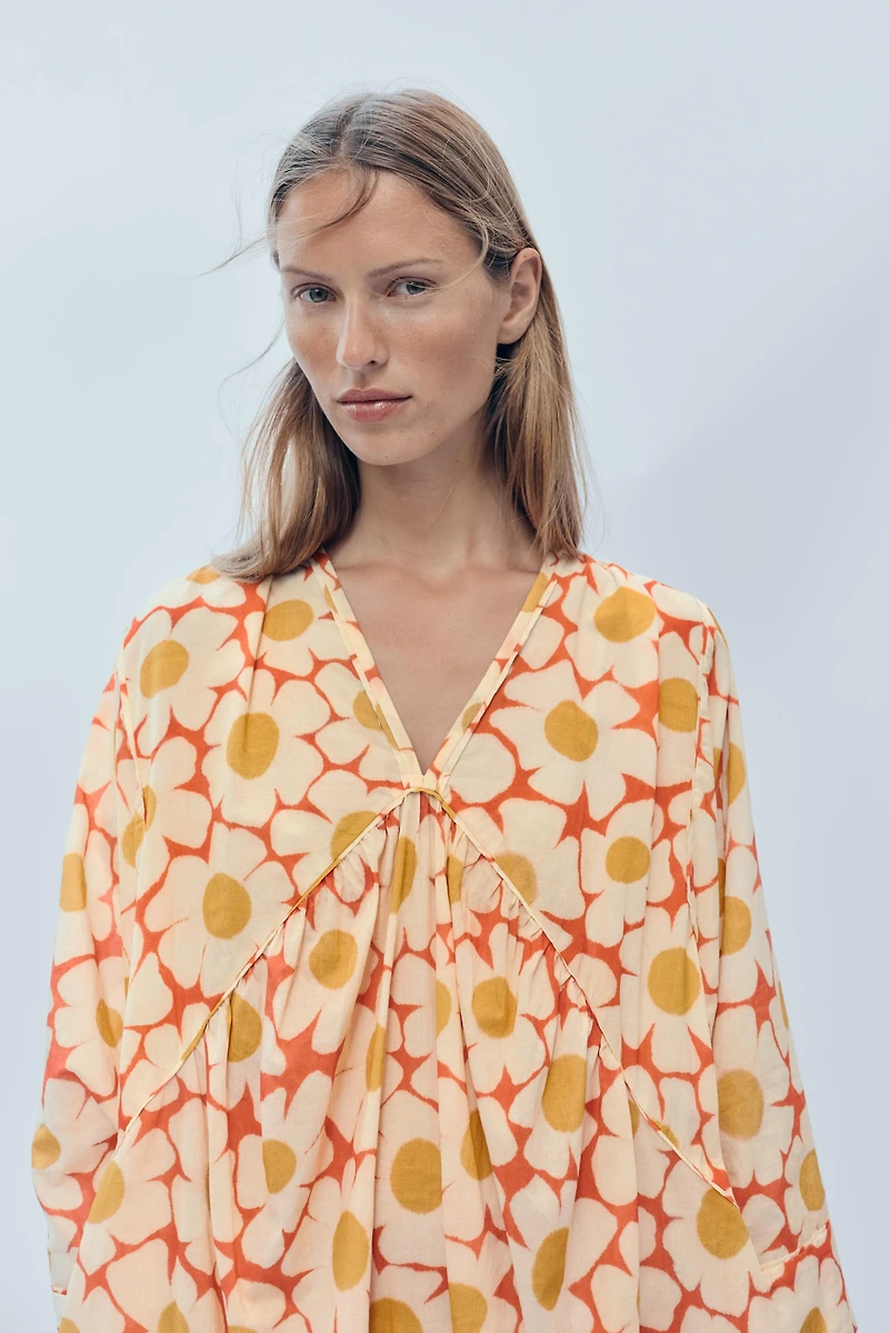 LIMITED EDITION FLORAL KAFTAN DRESS