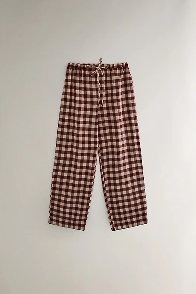 CHRISTMAS GINGHAM PANTS