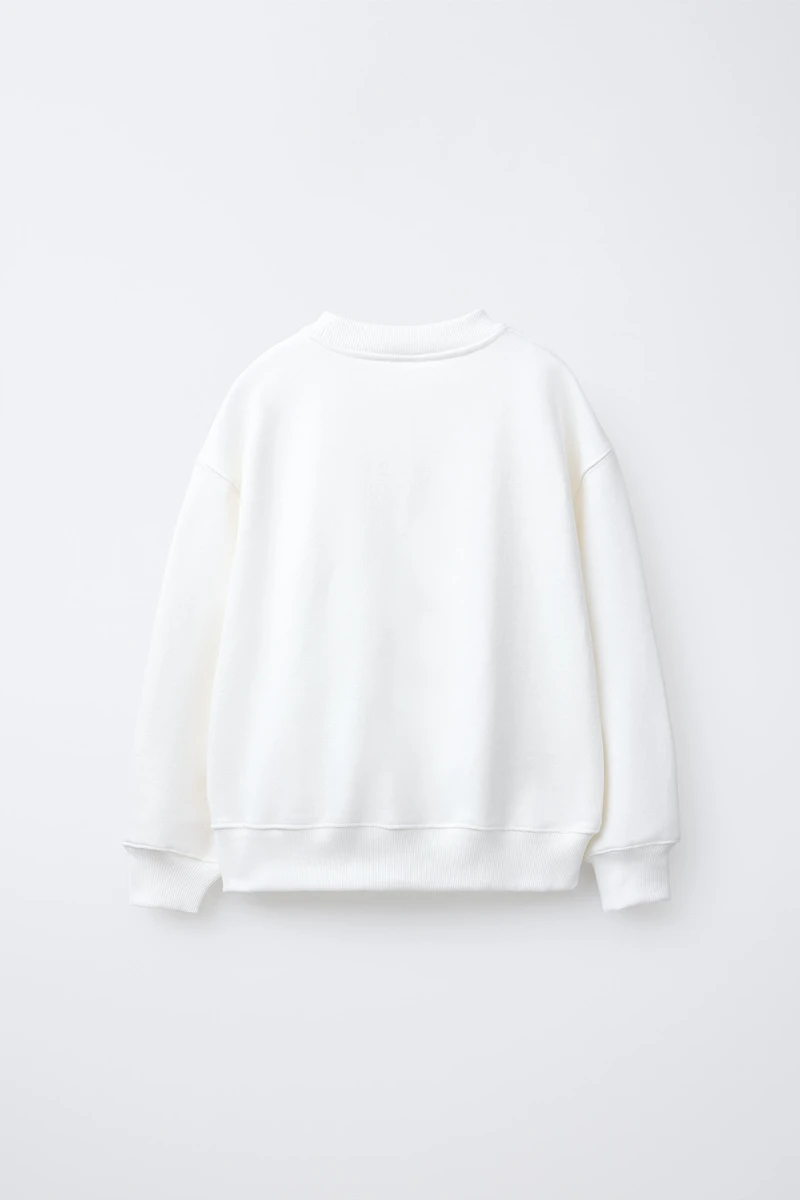 TEXT AND BOWS SWEATSHIRT