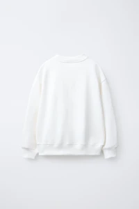TEXT AND BOWS SWEATSHIRT