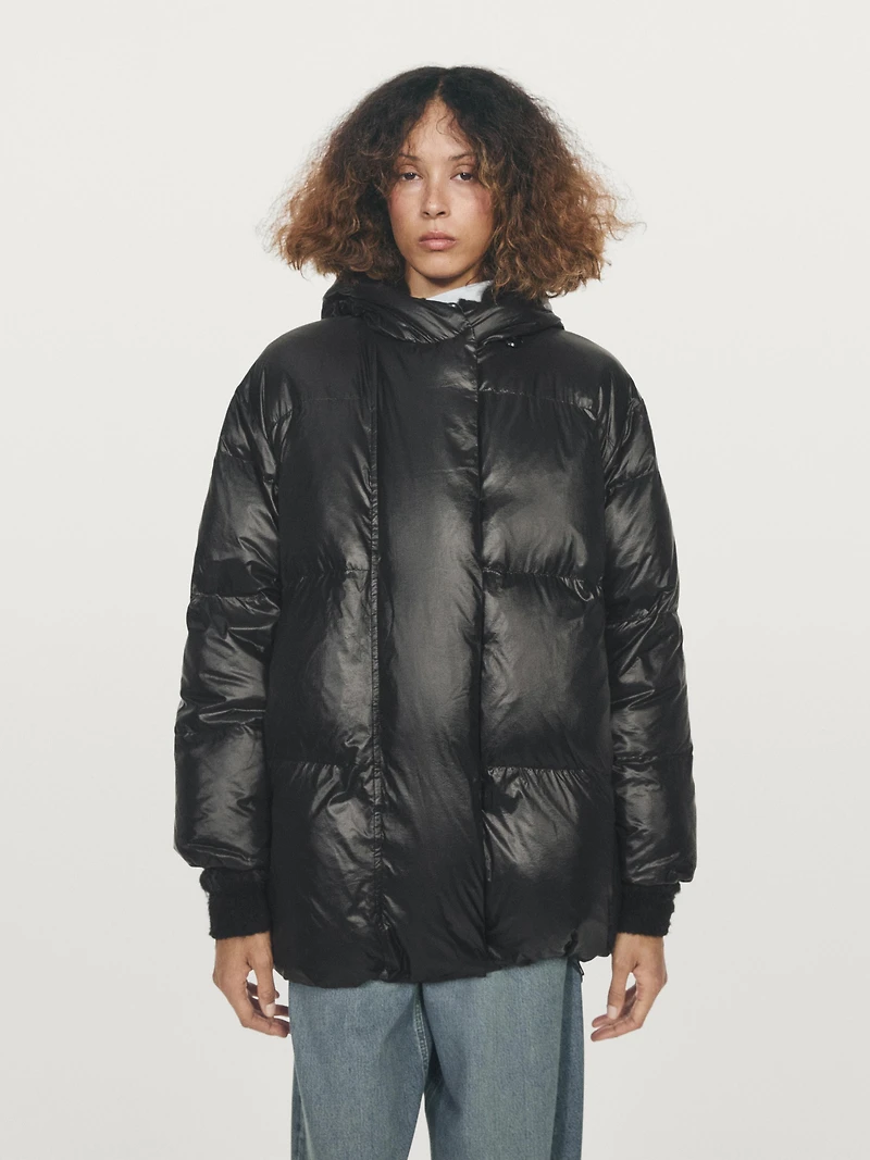 Hooded puffer jacket