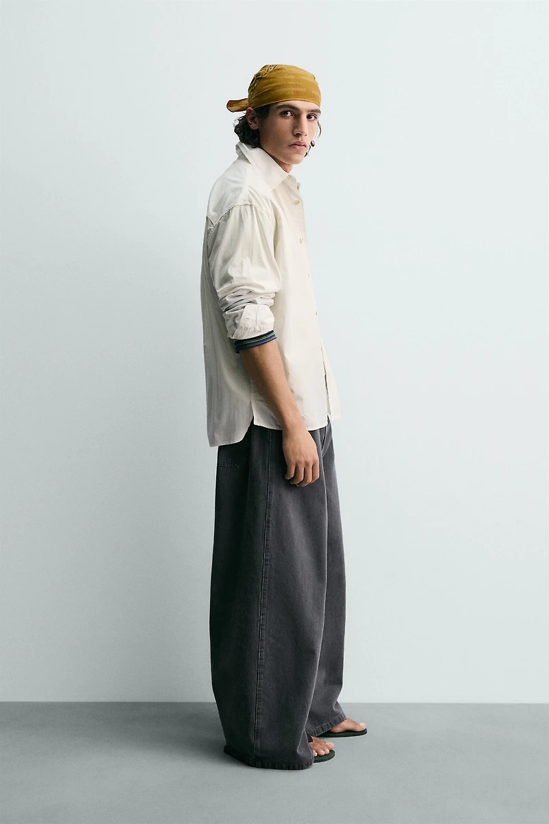 CHEMISE RELAXED FIT EN COTON