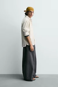 CHEMISE RELAXED FIT EN COTON
