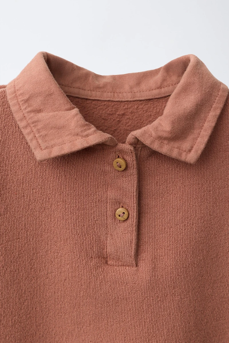 POLO COLLAR BODYSUIT