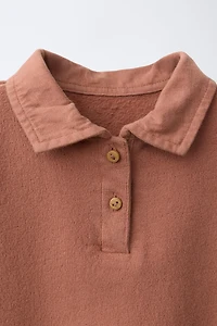 POLO COLLAR BODYSUIT