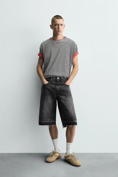 BAGGY FIT DENIM SHORTS