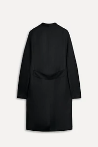 LINEN BLEND STRAIGHT COAT 50TH ANNIVERSARY
