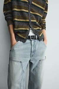 BRAIDED LEATHER BELT