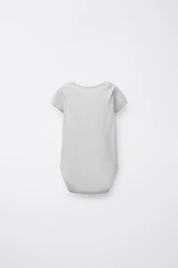 THREE-PACK OF SHORT SLEEVE BODYSUITS WITH TWIGS