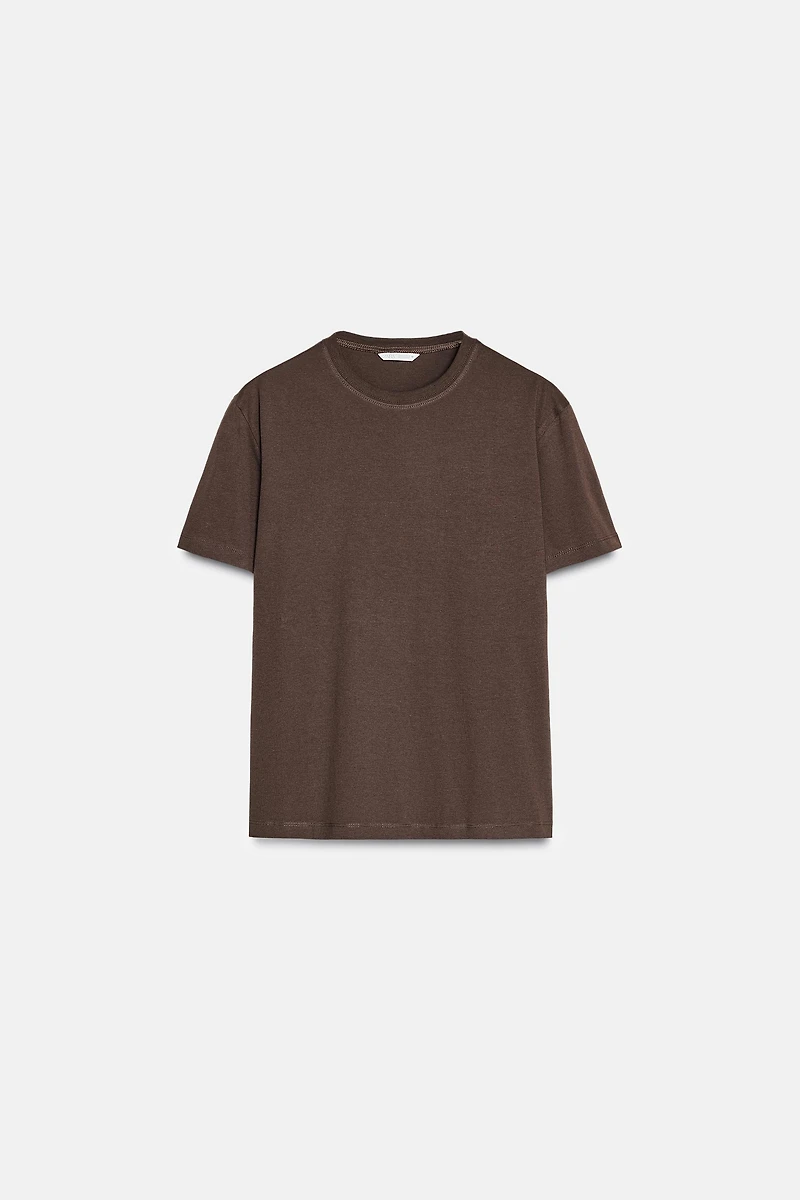 BASIC COTTON T-SHIRT