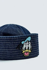DONALD DUCK PATCH DENIM HAT HARRY LAMBERT FOR ZARA X DISNEY