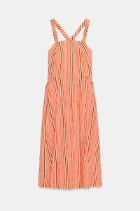 ZW COLLECTION STRIPED MIDI DRESS