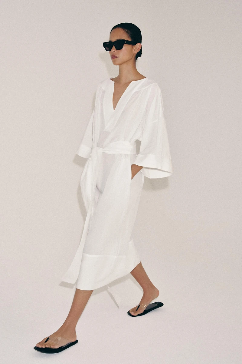 BELTED TUNIC DRESS ZW COLLECTION