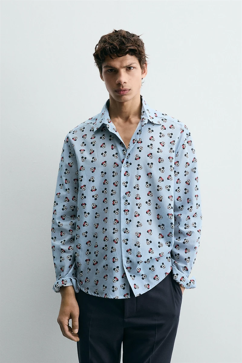 MINNIE + MICKEY MOUSE SHIRT HARRY LAMBERT FOR ZARA X DISNEY