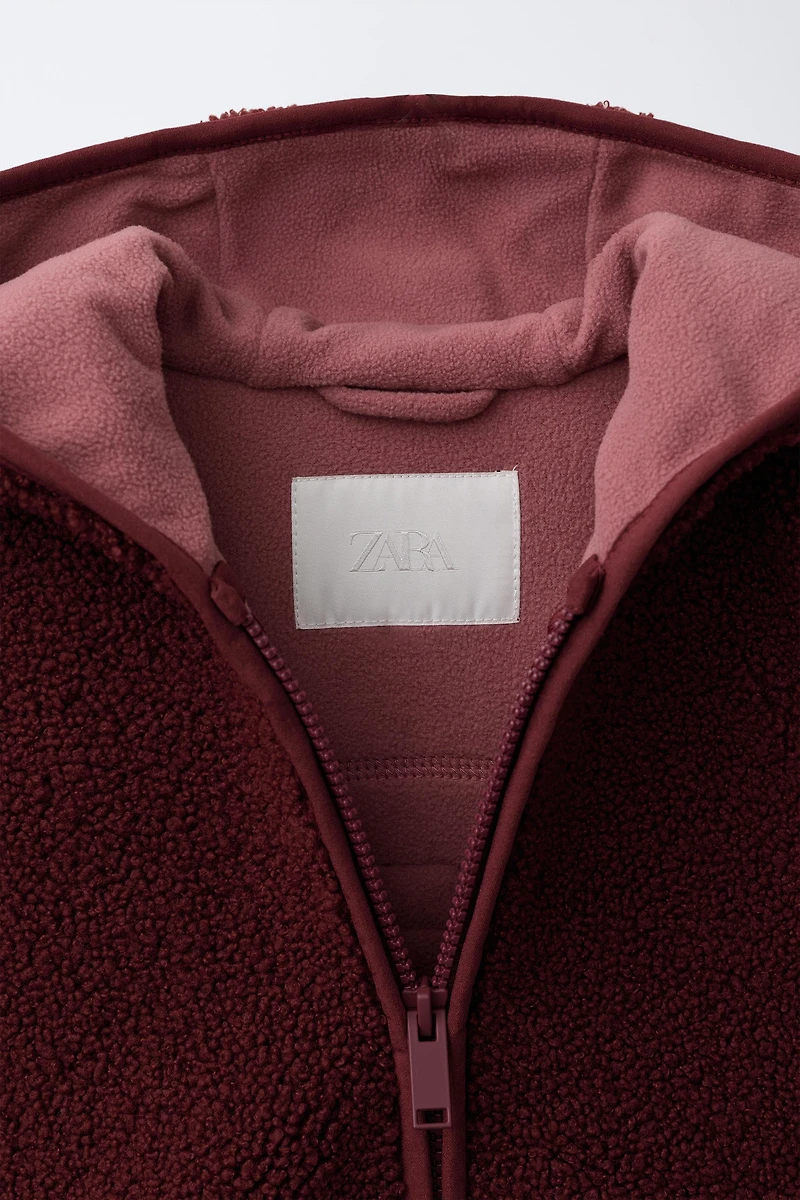 HOODED FLEECE JACKET