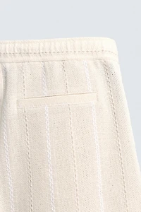 GEOMETRIC JACQUARD SHORTS