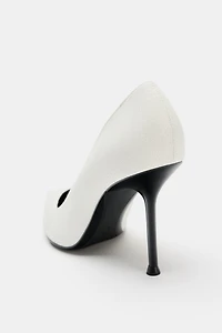 CRACKED EFFECT HEELS