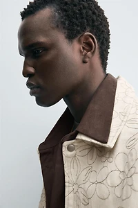 FLORAL JACQUARD JACKET