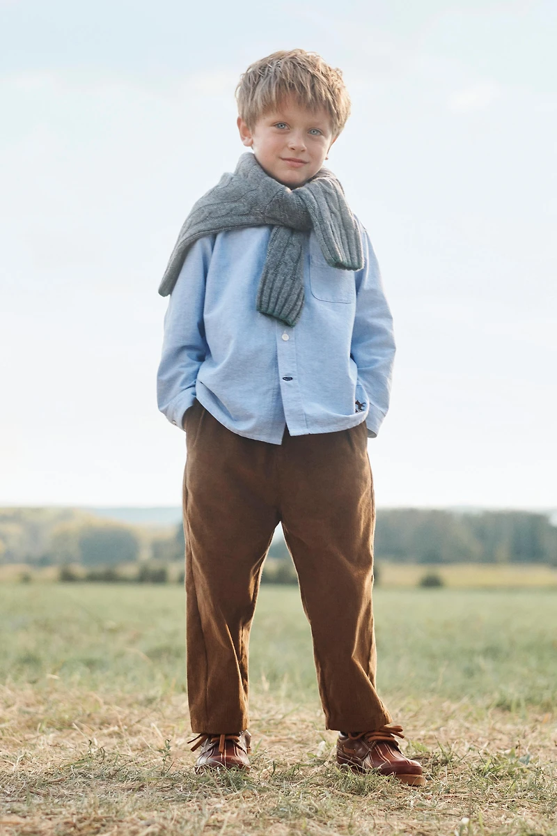 LIMITED EDITION CORDUROY PLEATED PANTS