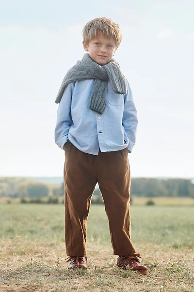 LIMITED EDITION CORDUROY PLEATED PANTS