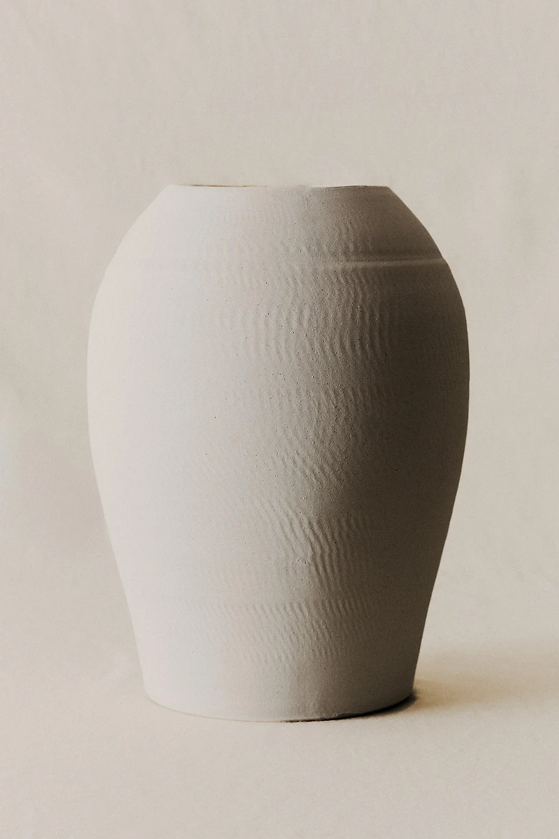 TEXTURED CERAMIC VASE