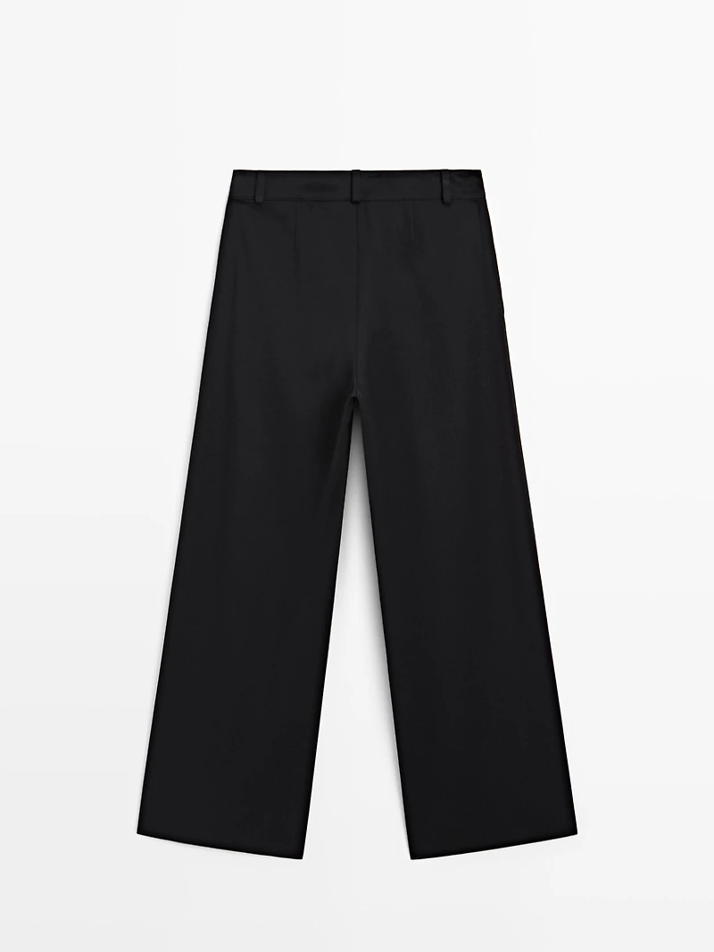Pantalon large à pinces