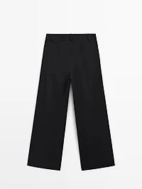 Pantalon large à pinces