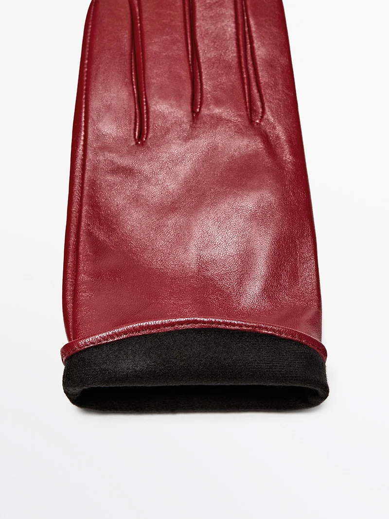 Gants en cuir nappa