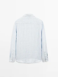 Chemise regular fit à rayures doubles